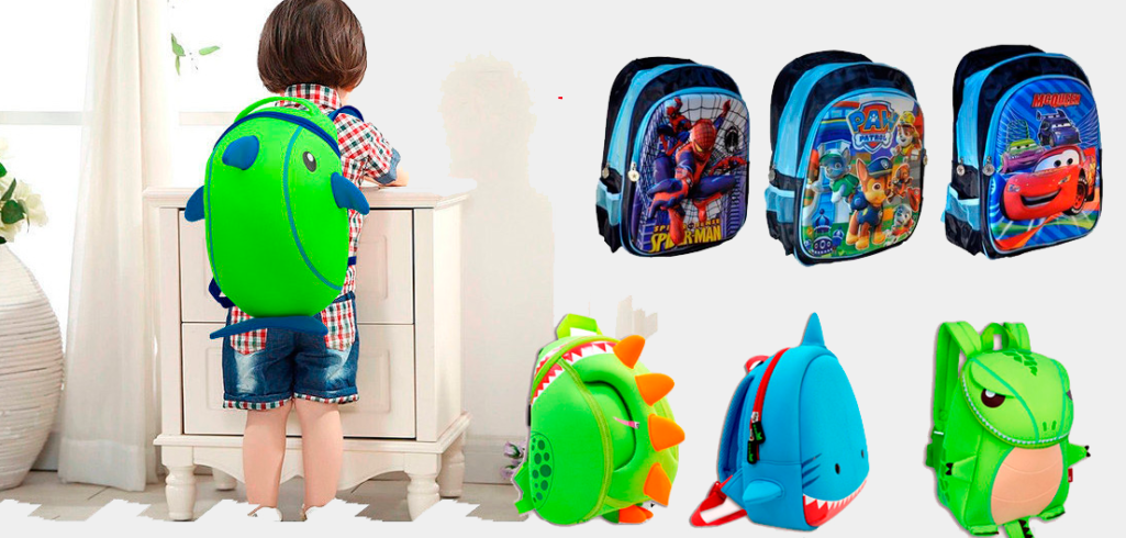 Распродажа детских рюкзаков Clim. Детские 3D рюкзачки Nohoo