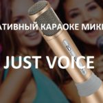 Портативный караоке-микрофон Just Voice для любителей попеть